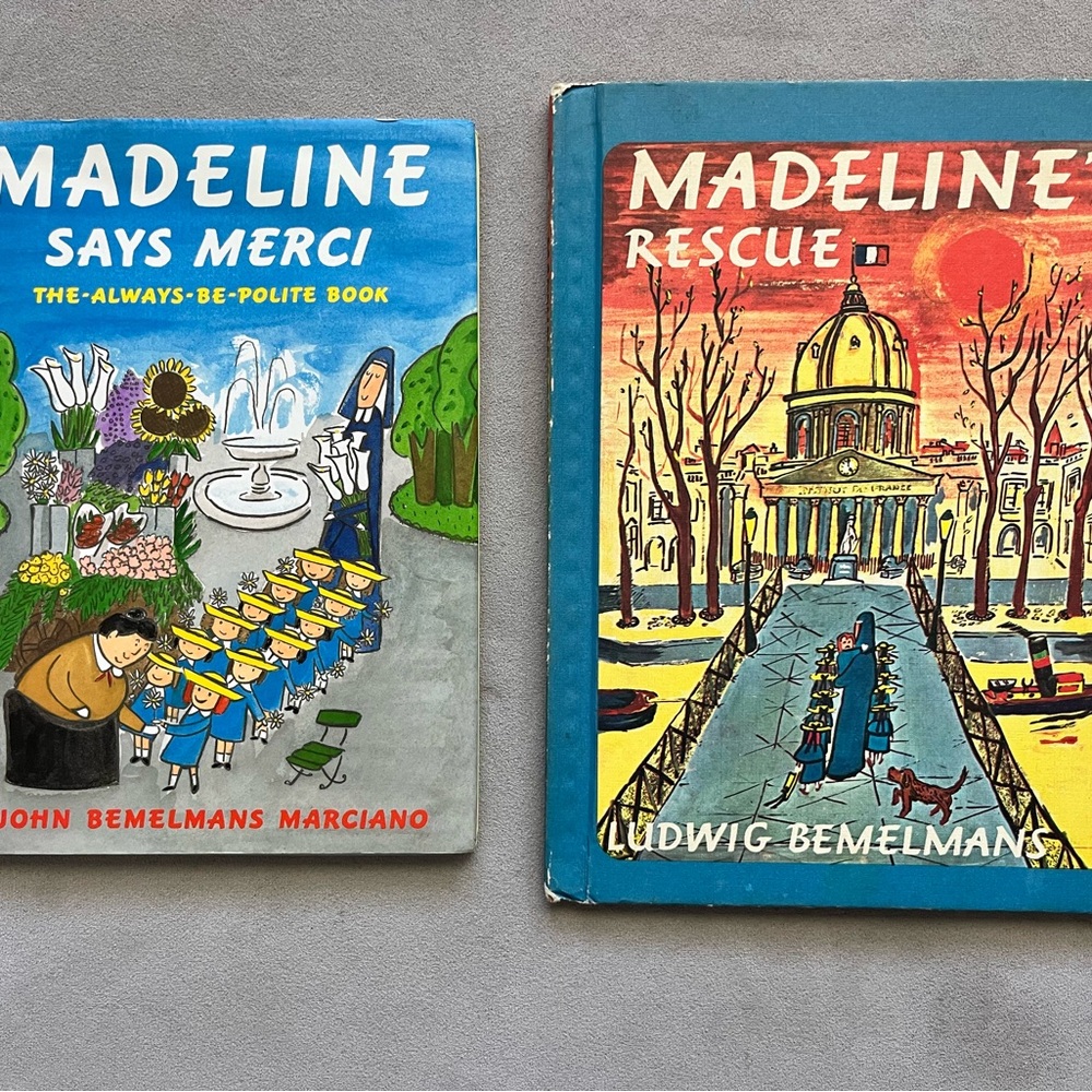 Vintage Madeline Books by Ludwig Bemelmans - Lot of 2